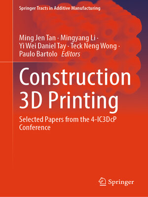 cover image of Construction 3D Printing